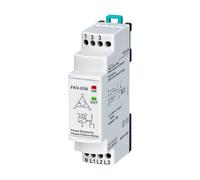 FKV-03N 3 x 380 VAC con falla de fase trifásica neutra, asimetría de fase (fijo. 40 %), relé de secuencia de fases