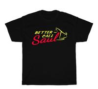 FKXCNHAA Better Call Saul Logo Adult Size Unisex T-ShirtBlackXL