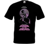 FKXCNHAA Dawn of The Dead v4 T Shirt Horror Movie Romero BlackL