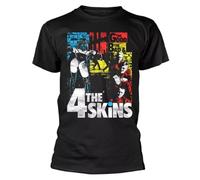 FKXCNHAA The 4-Skins 'The Good The Bad & The 4-Skins' () T-SHIRTBlackM