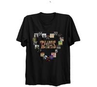 FKXCNHAA The Byrds Albums Heart Shaped Turn! Roger McGuinn Gene Clark T-ShirtBlackS