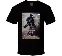 FKXCNHAA Wyatt EARP Kevin Costner T Shirt BlackXL