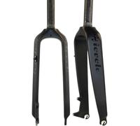 FKXSXAZ Bicicletas de montaña rígidas de 26", 27,5", 29", 29L, 28,6", Tubo Recto de 1-1/8", Tubo cónico de 1-1/2", Horquilla rígida, Horquilla Delantera de Fibra de Carbono, Freno de Disco