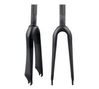 FKXSXAZ Horquilla BMX de Fibra de Carbono Freno en C, rígida, para Bicicleta Plegable de 14/16/18/20/22 Pulgadas, Tubo de dirección Recto de 28,6 mm, Horquillas sin Rosca, QR 9