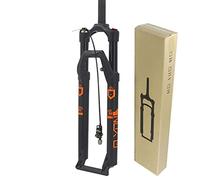 FKXSXAZ Horquillas de MTB VPPV 26, 27,5 y 29 Pulgadas con Amortiguador, Recorrido de 120 mm, Bloqueo Manual/Remoto, Tubo Recto de 1-1/8", Accesorios para Horquilla de suspensión de