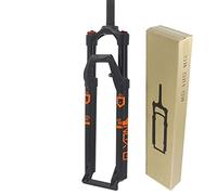 FKXSXAZ Horquillas de MTB VPPV 26, 27,5 y 29 Pulgadas con Amortiguador, Recorrido de 120 mm, Bloqueo Manual/Remoto, Tubo Recto de 1-1/8", Accesorios para Horquilla de suspensión de