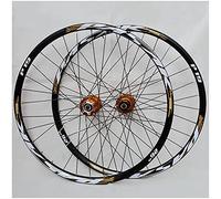 FKXSXAZ Juego de Ruedas MTB de 26 Pulgadas, 27,5" y 29", Ruedas de Bicicleta de montaña de aleación de Aluminio con buje de rodamientos sellados para Llantas de 7/8/9/10/11 velocidades (ta