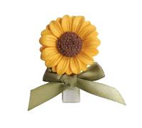 FkYstrix Sunflower Hair Clips for Women Girls Kids Car Pendant Clothing Decoration Summer Beach Vacation Accessories Hair Pins, 10Pcs
