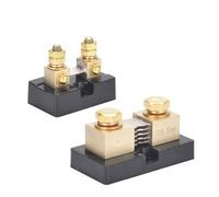 FL-15 5A 10A 20A 50A 75A 100A 300A 500A 600A 50mV 75mV 100mV Resistencia de derivación de CC de latón for montaje en corriente, 1 unidad(5A,100mV)