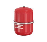 Flamco Flexcon Premium 25 Litros 2,5/6 Bar Jarrón de Expansión de Membrana Fija para Instalaciones de Circuito Cerrado y Calefacción de Aire Acondicionado y Refrigeración, Rojo, Garantía de 15 años