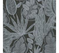 FL61111 - Papel Tapiz De Hoja De Árbol Flourish Plateado Gris Galerie