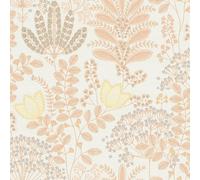 FL61125 - Papel Tapiz Floral Naranja Galerie