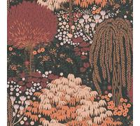 FL61133 - Papel Tapiz Floral Negro Galerie