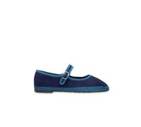 Flabelus Mary Jane Arthur Bailarina Mujer, Azul Marino 40