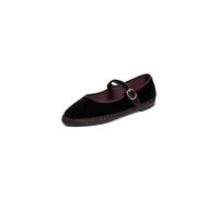 FLABELUS Mary Jane Sethe Bailarina Mujer, Negro 36