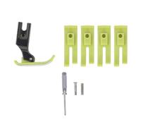 Flache Nähmaschine Druckerfuss Plastik Stahl Universal Langlebig Verhindert Verschleiss für Gehfuss Industrielle Nähmaschinen DY Modell Christmas Gifts