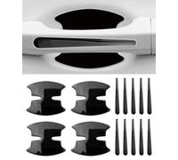 Flaconi 14PCS Protector Puertas Coche,Protector Puerta Coche,Protectores para Manilla Coche,Cubierta Adhesiva para Manija de Coche,Pegatinas Puerta de vehÍculo,para Modelos de Coche Comunes (Negro)