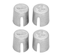 Flaconi 2 Pares Mangas de batería de automóvil,Batería de Coche Post Reparación Cuñas,Adaptador de Poste de Convertidor de Terminal de Batería,para conectar baterías positivas y negativas