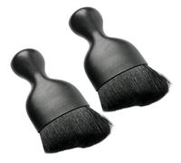 Flaconi 2 Piezas Cepillo Limpieza Coche,Limpieza Coche Interior,Cepillo Coche,Brocha Limpieza Coche,Cepillo para Limpiar Coche,Cepillo de Detalle Auto,para Salpicadero,Salida de Aire(Negro)