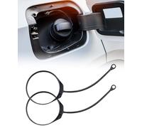 Flaconi 2 Piezas Línea de La Tapa del Tanque de Combustible de Auto,Correa de La Tapa Del Tanque de Combustible,Goma Para Tapón De Depósito,Línea de Tapa de Combustible per La Mayoría Los Vehículos