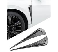 Flaconi 2PCS Aleta De Parachoques De Coche,Las Rejillas de Ventilación Laterales del Guardabarros del Automóvil,El Embellecedor de Guardabarros,Puede Usar en Muchos Tipos de Automóviles(Fibre-Carbone)