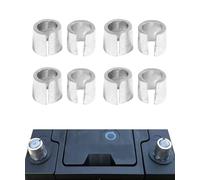 Flaconi 8PCS Funda Adaptadora y Terminal de Batería de Coche, Adaptador de Polos con Tapa para la Conexión del Automóvil Manguitos