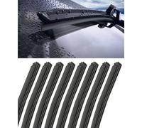 Flaconi 8PCS Gomas Limpiaparabrisas Coche,Goma Limpiaparabrisas,Goma Limpiaparabrisas Universal,Gomas Limpiaparabrisas,Gomas de Limpiaparabrisas de Repuesto