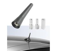 Flaconi Antena Coche,Mini Antena Techo Varilla Corta Universal,con 3 Adaptadores M4, M5 y M6,Antenas de Recepción de Radio FM/Am/Dab,Compatible con Múltiples Varios Modelos de Automóviles