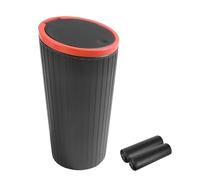 Flaconi Cubo Basura Coche,Basura Coche,Cubo de Basura para Coche,Pattumiera para Autocubo de Basura para Coche,Bote de Basura para Coche,Adecuado para Coches,Furgonetas,Barcos,Caravanas (Rojo)