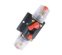 Flaconi Fusibles Coche,Interruptor Automático,Disyuntor de Audio del Coche,Portafusibles para Circuito de Automóvil,Adecuado Restablecer los Interruptores Estéreo de Protección de Automóviles (50A)