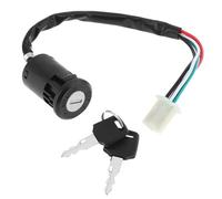 Flaconi Interruptor de Llave de Encendido para Motocicleta,Interruptor de Llave de Encendido,Interruptor de Encendido con Llave de 4 Cables,para Motocicleta Taotao ATV Quad Scooter Eléctrico