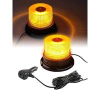 Flaconi Luces Emergencia Coche,Rotativo Tractor,Rotativo Led,Baliza Coche,Luces Estroboscopicas Coche,Luz Estroboscopica Coche,Adecuado para Automóviles,Tractores,Remolques,Vehículos de Emergencia