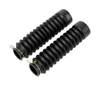 Flaconi Protector Horquilla Moto,Motocicleta Horquilla Delantera de Goma Cubre,Cubierta de Horquilla Delantera de Motocicleta, Fuelle de Manguito Ondulado, Adecuado para ATV,Vigas Curvas,Motocicletas