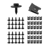 Flaconi Tornillos para Chapa de Guardabarros de Coche,Juegos de Tuercas de Clip Tornillo,Tuercas para Asiento de Guardabarros,Adecuado para Paneles de Automóviles,Guardabarros,Parachoques (60pcs)