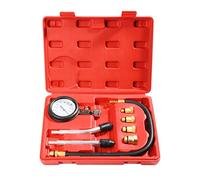 Flaconi Vacuometro para Motores,Compresión De Cilindro Motor Kit,Set de Compresor Probador,Kit Profesional de Probador de Compresión de Motor de Gasolina para Automóviles y Motocicletas