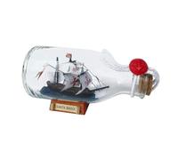 FLADO Barco en Botella de Vidrio, Modelo de Barco Santa María en Botella, Regalos de Cumpleaños de Navidad para Niños, Amigos y Familiares(12 * 5.5 * 7.5cm)