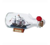FLADO Barco en Botella de Vidrio, Modelo de Barco Santa María en Botella, Regalos de Cumpleaños de Navidad para Niños, Amigos y Familiares, Decoración de la Habitación (12 * 5.5 * 7.5cm)