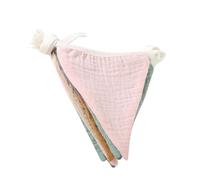 Flag Banner - Washable Cotton Fabric Triangle Pennant Garlands | Nursery Bunting Banner Flags, For Living Room and Bedroom, Washable Cotton Fabric Triangle