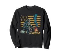 Flag De American Bigfoot T -Shirt Sasquatch Patriotic Sudadera
