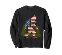 Flag De American Bigfoot T -Shirt Sasquatch Patriotic Sudadera