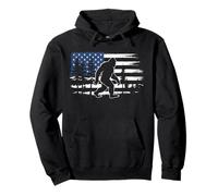 Flag De American Bigfoot T -Shirt Sasquatch Patriotic Sudadera con Capucha