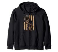 Flag De American Bigfoot T -Shirt Sasquatch Patriotic Sudadera con Capucha