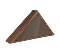 Flag Display Box - Wooden Burial Case, Wall Mount Flag Holder for Collectors, Patriots, Museum, Home, Office, Living Room, Bedroom, Study, Desk, Bookshelf | Protective Design, Elegant Finish, Durable