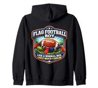 Flag Football Boy es como un Chico Normal, Solo Que es Mucho más Divertido Sudadera con Capucha