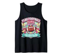 Flag Football Girl, como una Chica Normal, Solo Que Mucho más Guay y Divertida Camiseta sin Mangas