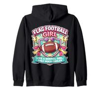 Flag Football Girl, como una Chica Normal, Solo Que Mucho más Guay y Divertida Sudadera con Capucha
