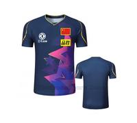 (Flag Navy Shirt, Kid S) Custom 2026 New China Team Table Tennis Shirts Shorts Men Women Children Badminton T Shirt Table Tennis Jerseys Sport