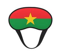 Flag of Burkina Faso - Antifaz opaca para dormir con diseño de banda elástica que se adapta a todas las formas de cabeza, ideal para viajes, oficina y trabajo por turnos