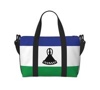 Flag of Lesotho - Bolsa de viaje impermeable para gimnasio, deportes, vacaciones