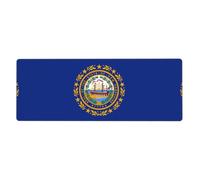 Flag of New Hampshire - Alfombrilla extragrande para teclado y mouse, 12 x 31.5 pulgadas de tamaño, satisface las necesidades de oficina, juegos y estudio, creando una experiencia de escritorio cómoda